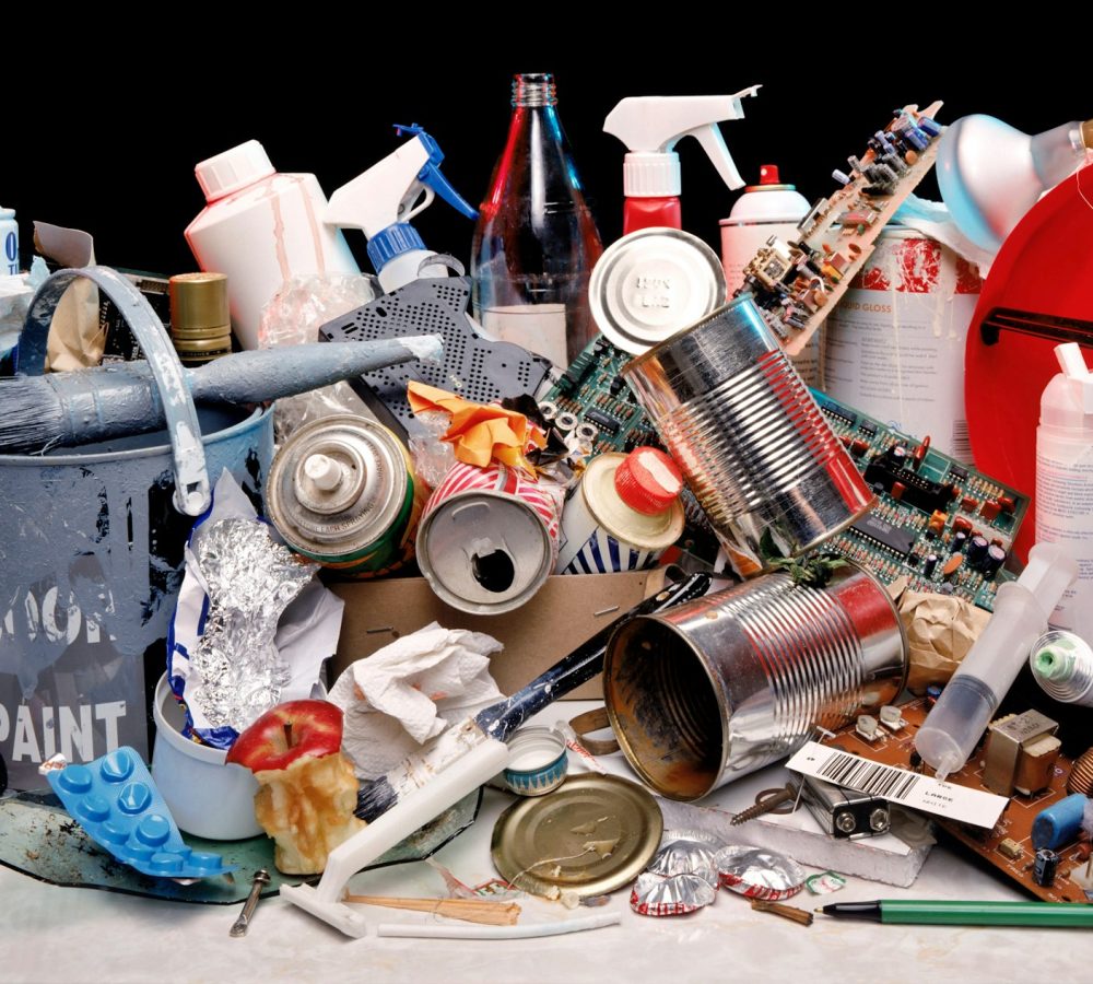 Pile of household trash - Domestic rubbish