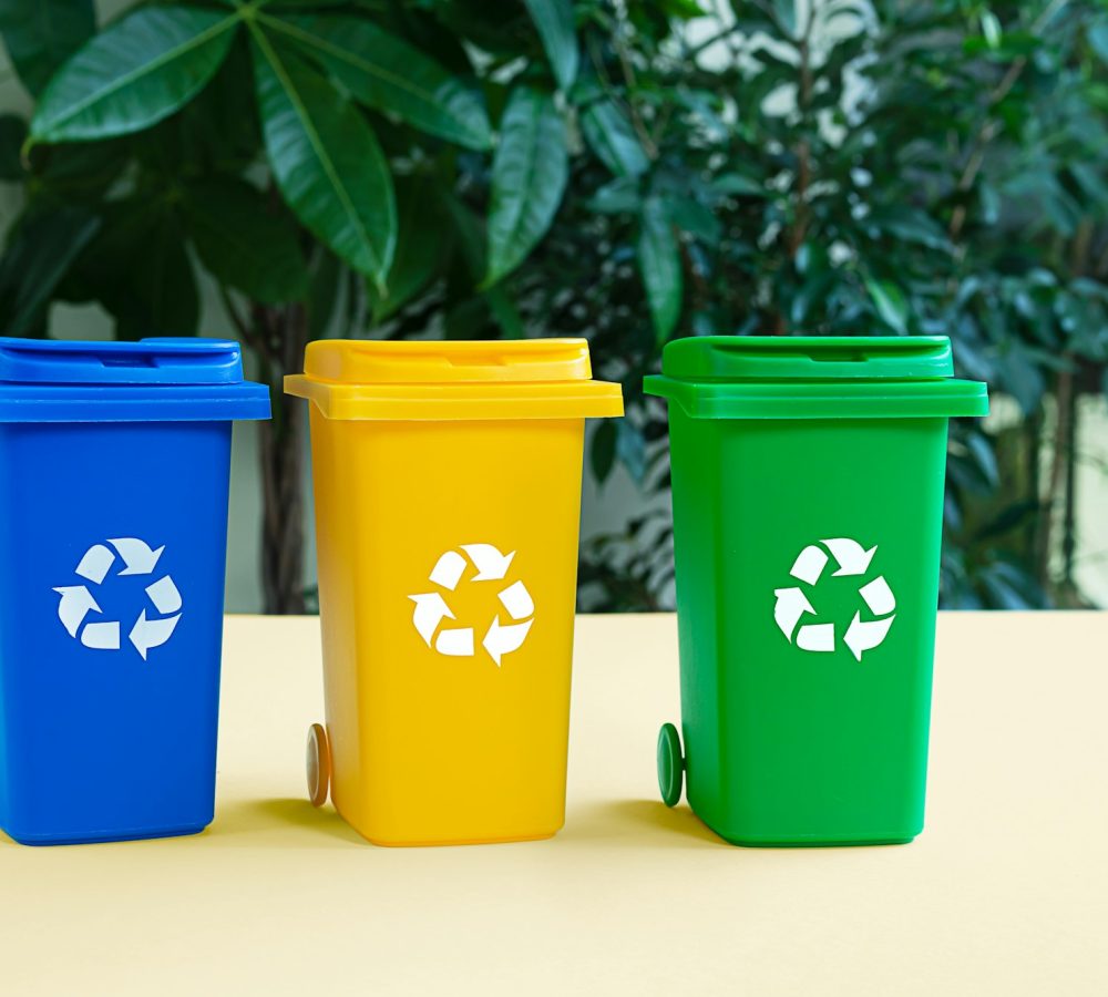 Three tanks for separate garbage